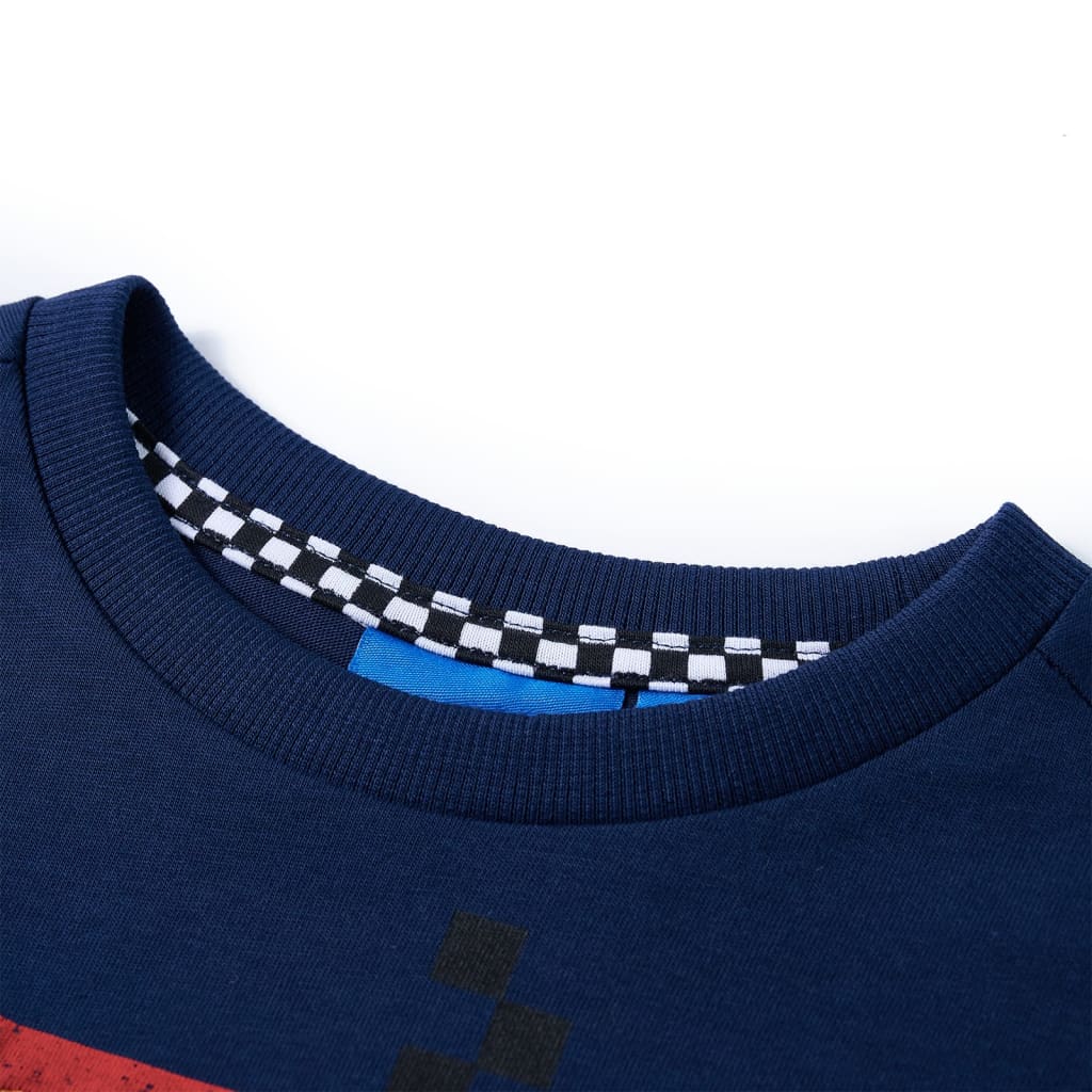 Dětské Tričko S Dlouhým Rukávem Modré 104