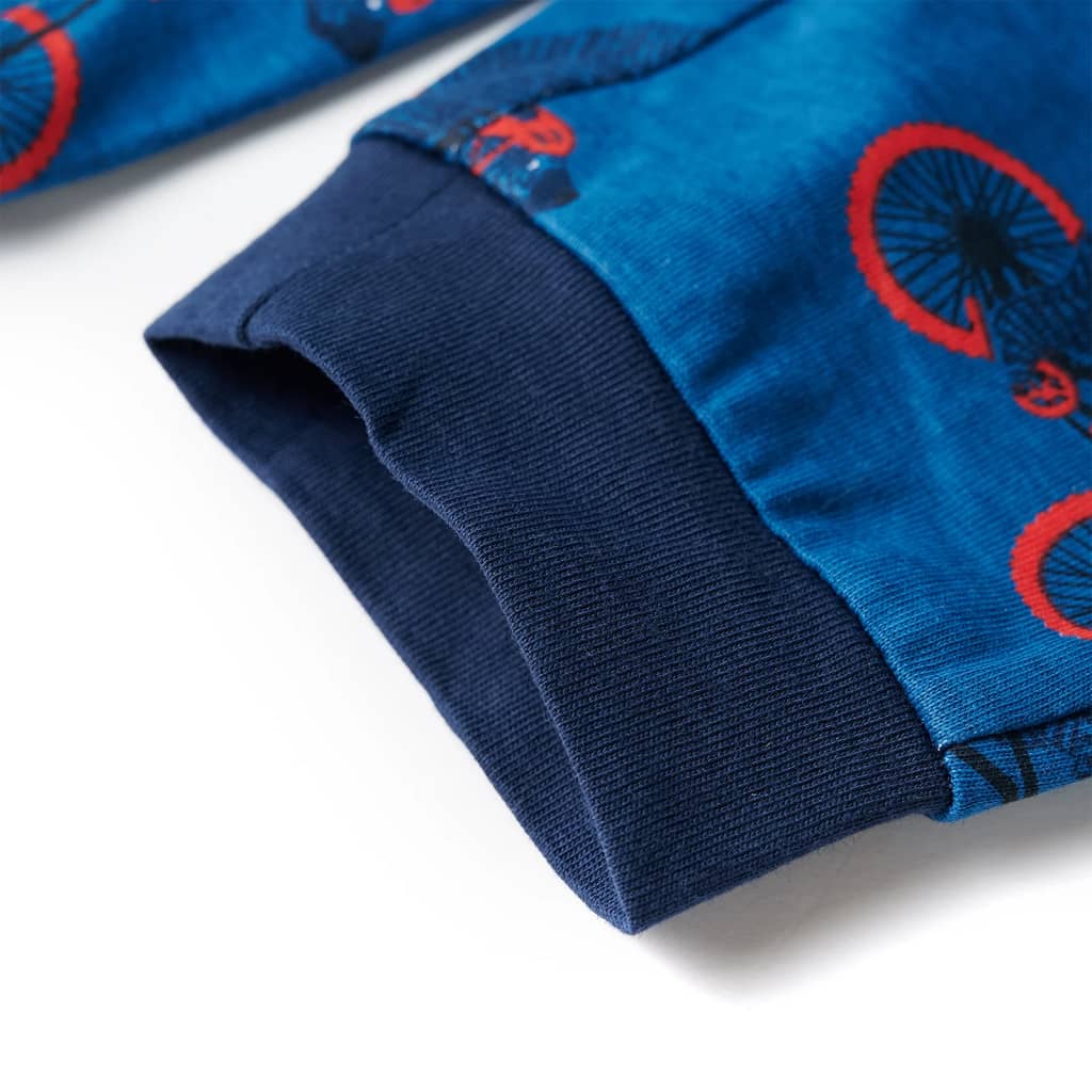 Dětské Pyžamo S Dlouhým Rukávem Petrolejové 116