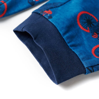 Dětské Pyžamo S Dlouhým Rukávem Petrolejové 116