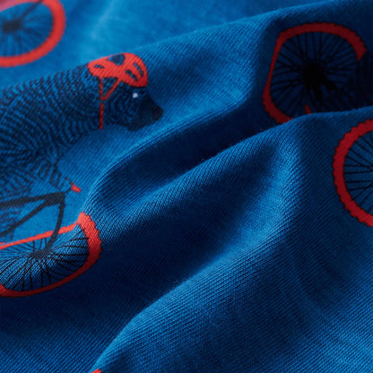 Dětské Pyžamo S Dlouhým Rukávem Petrolejové 116