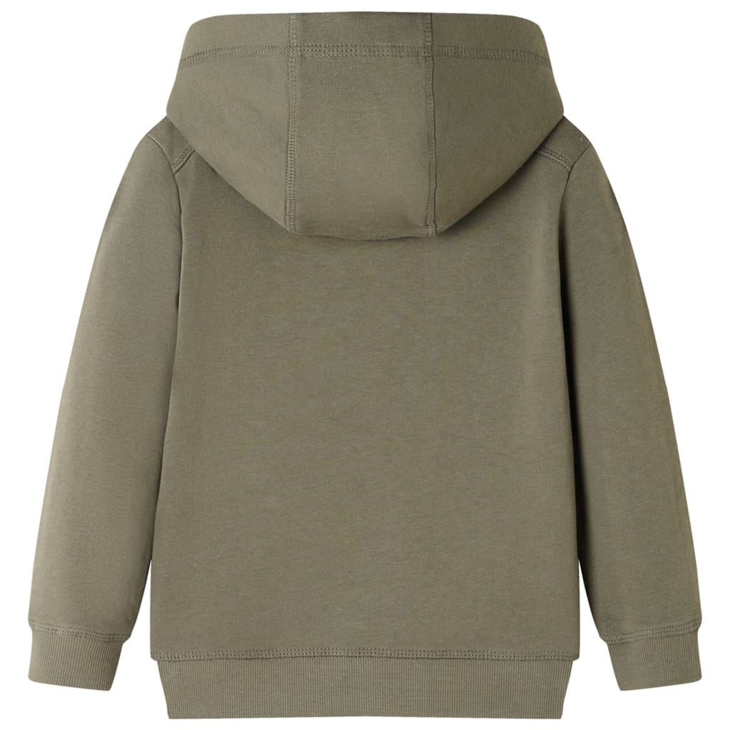 Dětská Mikina S Kapucí Khaki 104