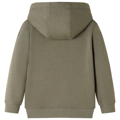 Dětská Mikina S Kapucí Khaki 104
