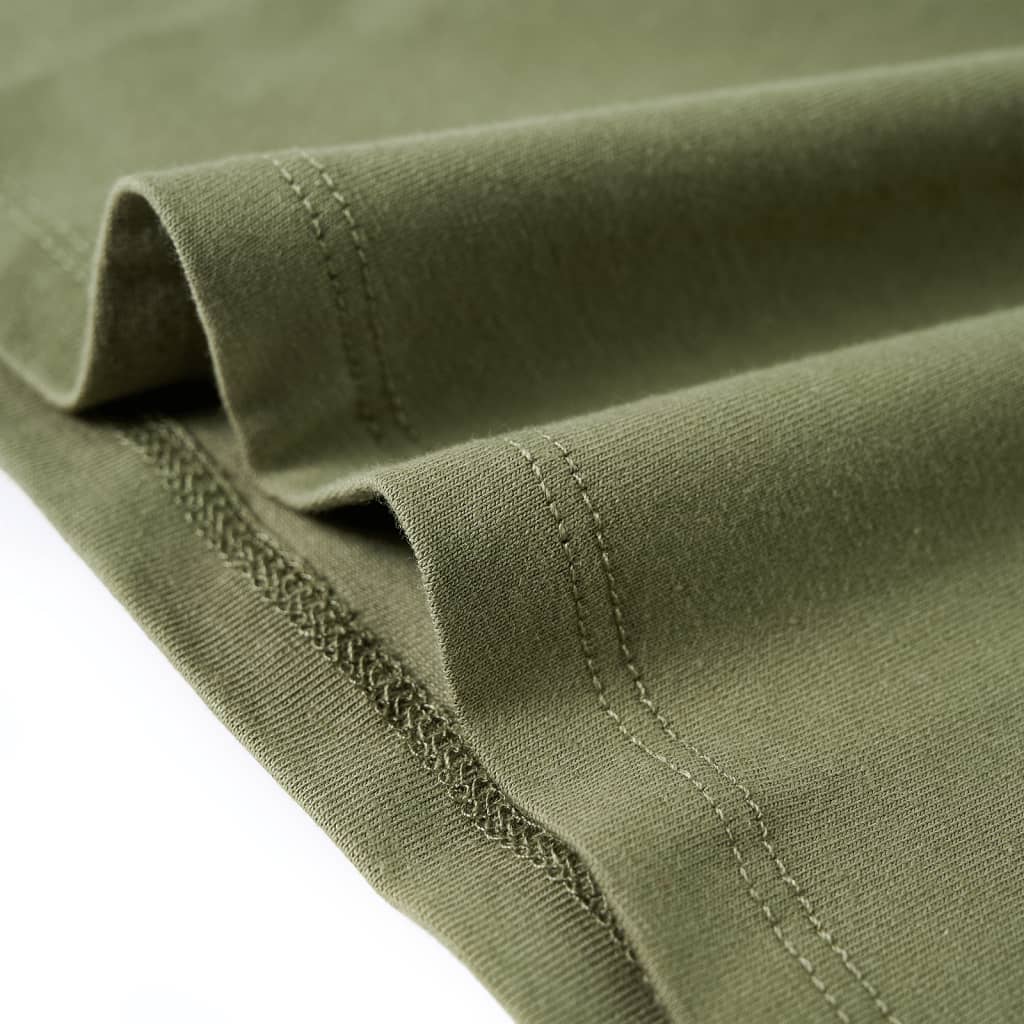 Dětské Tričko S Dlouhým Rukávem Khaki 104