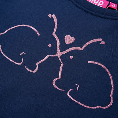 Dětská Mikina Námořnicky Modrá 92