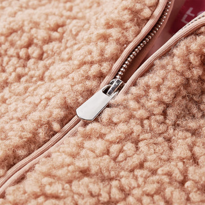 Dětská Bunda S Kapucí Umělý Kožíšek Světle 92