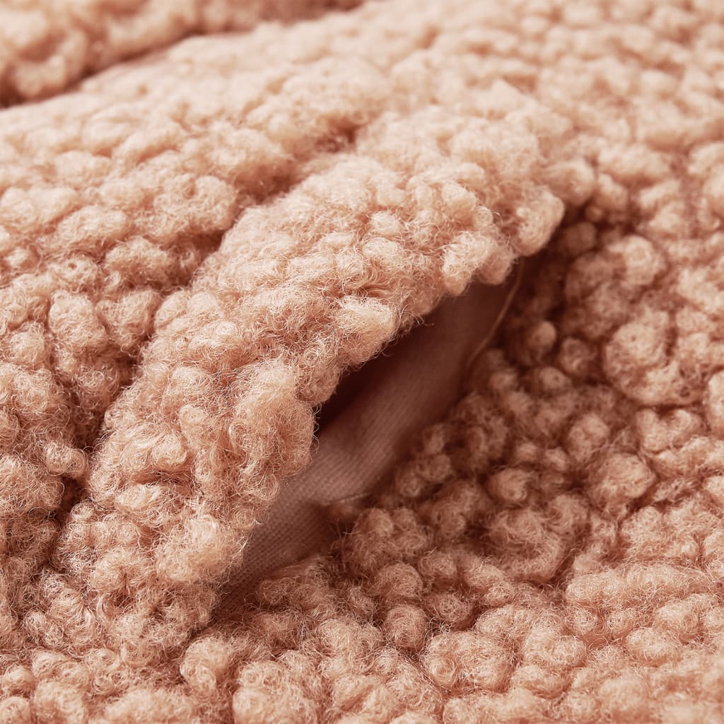 Dětská Bunda S Kapucí Umělý Kožíšek Světle 92