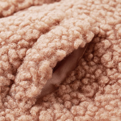 Dětská Bunda S Kapucí Umělý Kožíšek Světle 92