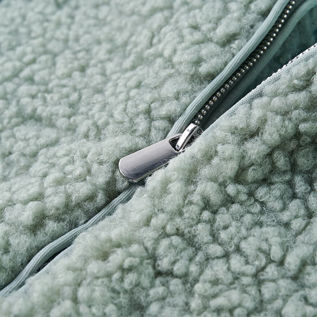 Dětská Bunda S Kapucí Umělý Kožíšek Mátově 104