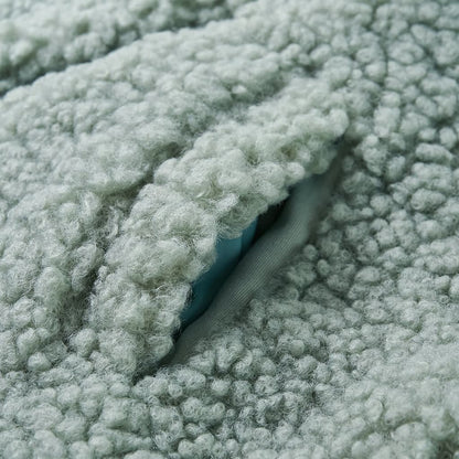 Dětská Bunda S Kapucí Umělý Kožíšek Mátově 104