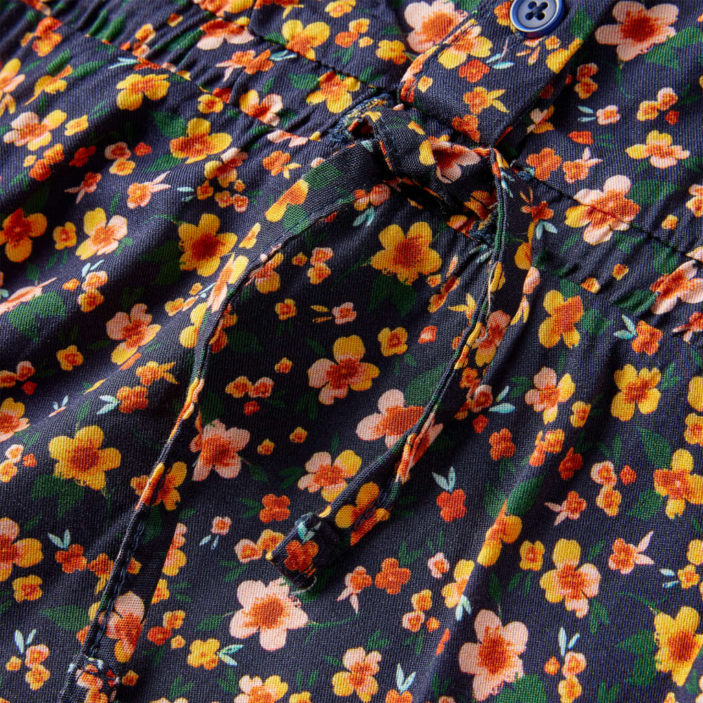 Dětské Šaty S Dlouhým Rukávem Námořnicky Modré 128