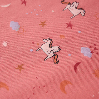 Dětské Pyžamo S Dlouhým Rukávem Starorůžové 116