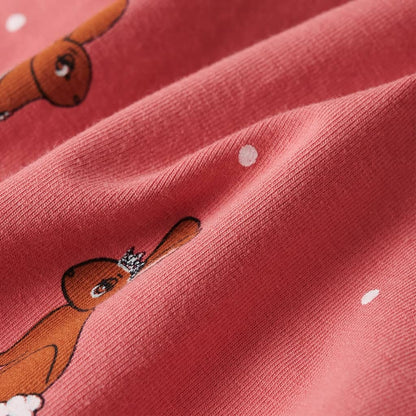 Dětský Overal Na Spaní S Kapucí Starorůžový 92