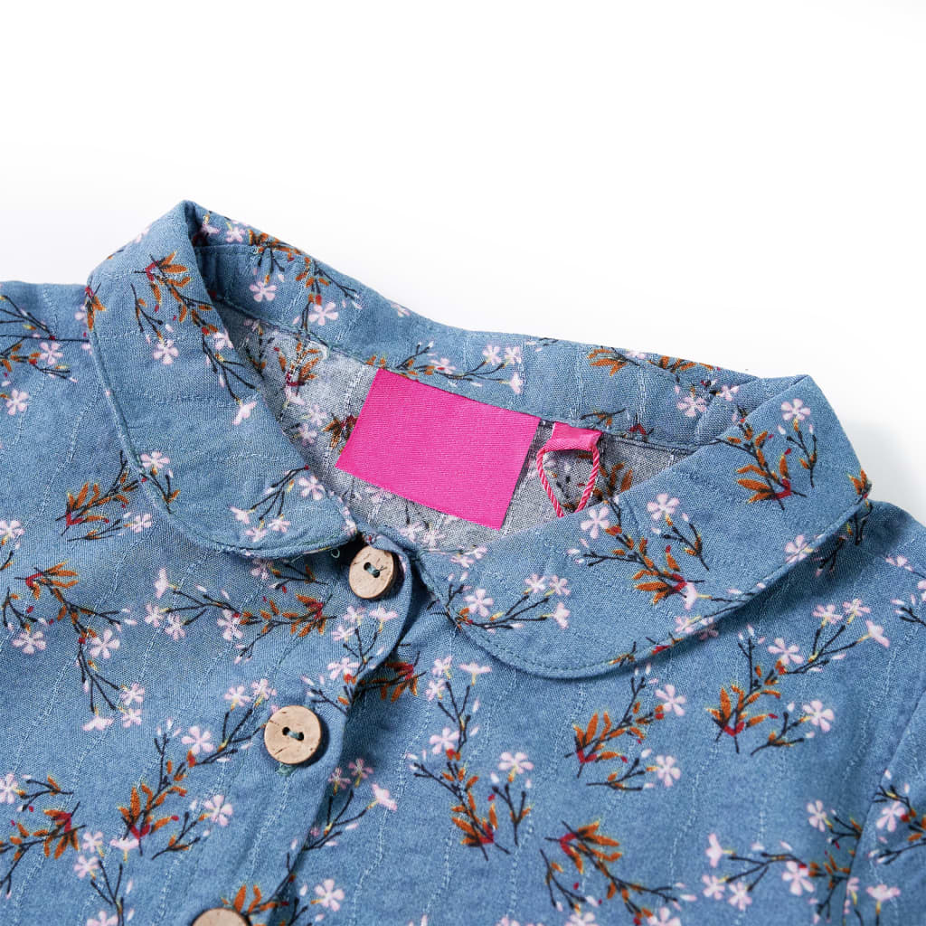 Dětské Šaty S Dlouhým Rukávem Petrolejové 128