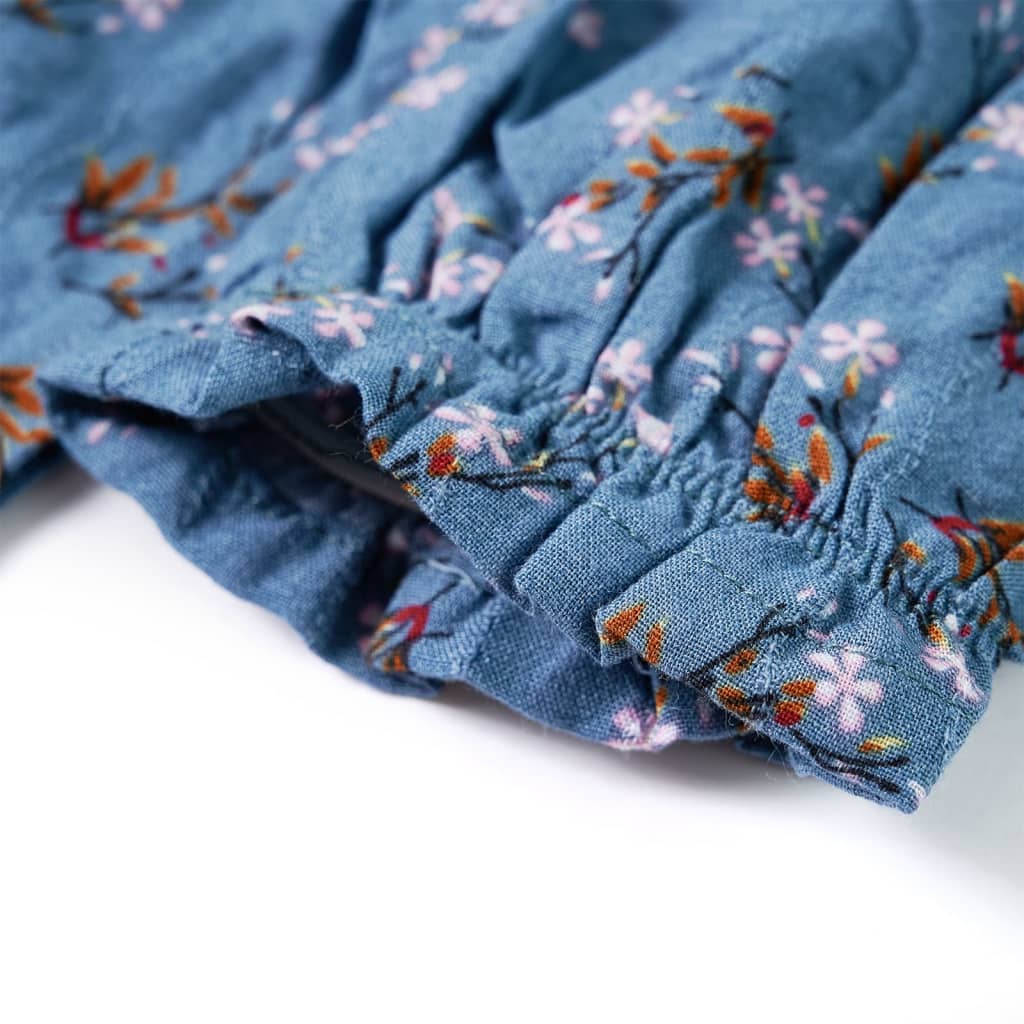 Dětské Šaty S Dlouhým Rukávem Petrolejové 128