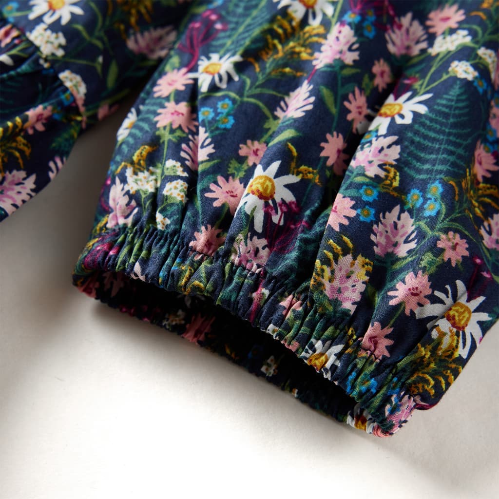 Dětské Šaty S Dlouhým Rukávem Tmavě Modré 140