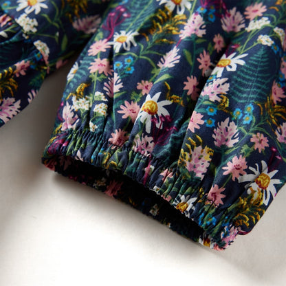 Dětské Šaty S Dlouhým Rukávem Tmavě Modré 140