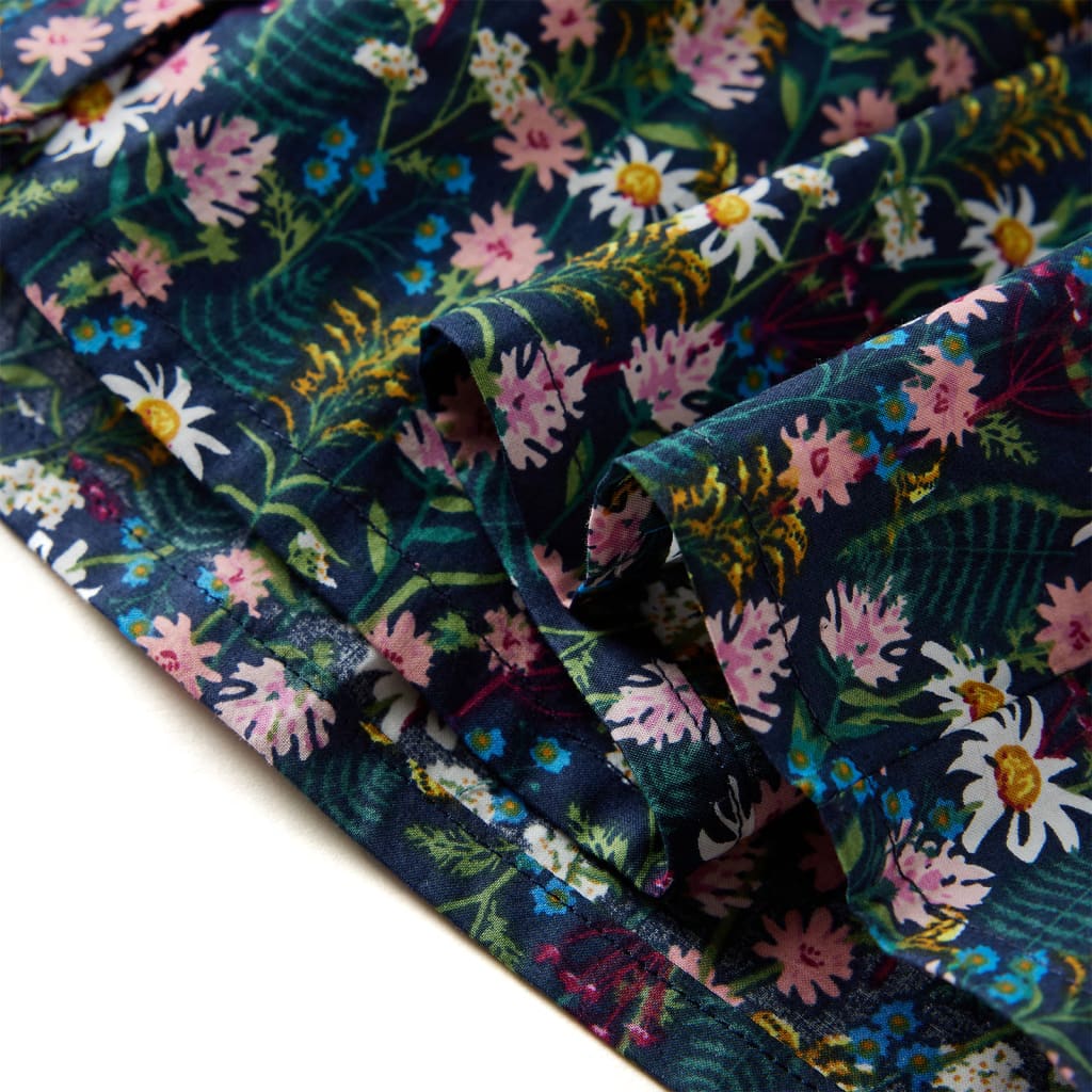 Dětské Šaty S Dlouhým Rukávem Tmavě Modré 140