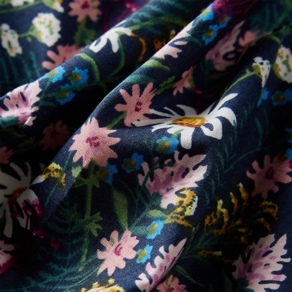 Dětské Šaty S Dlouhým Rukávem Tmavě Modré 140