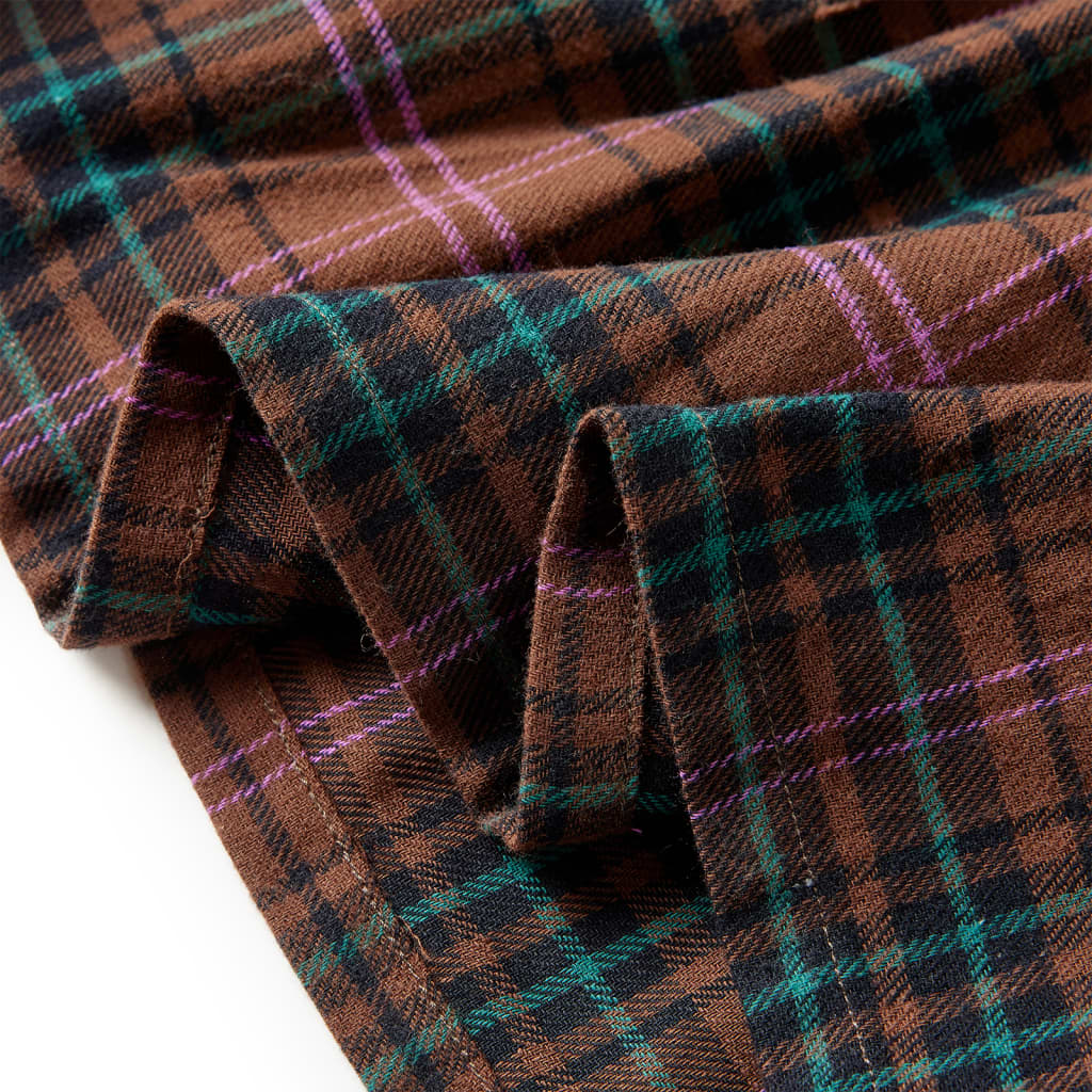 Dětské Šaty S Dlouhým Rukávem Koňakové 140