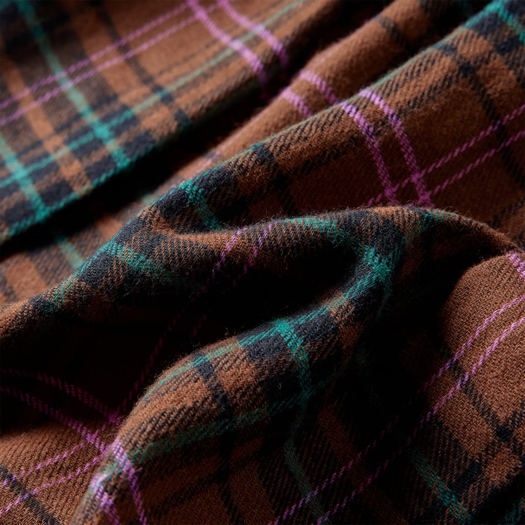 Dětské Šaty S Dlouhým Rukávem Koňakové 140