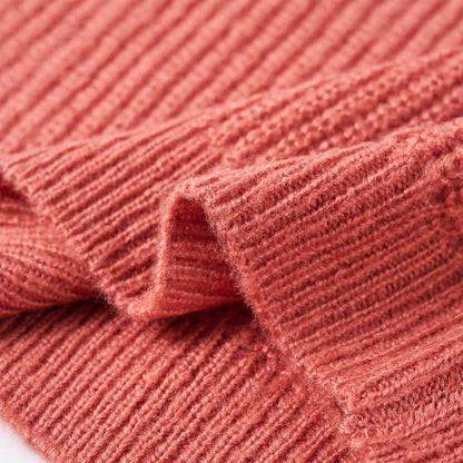 Dětský Svetr Pletený Středně Růžový 128