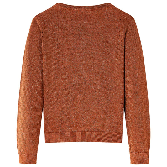 Dětský Pletený Cardigan Koňakový 92