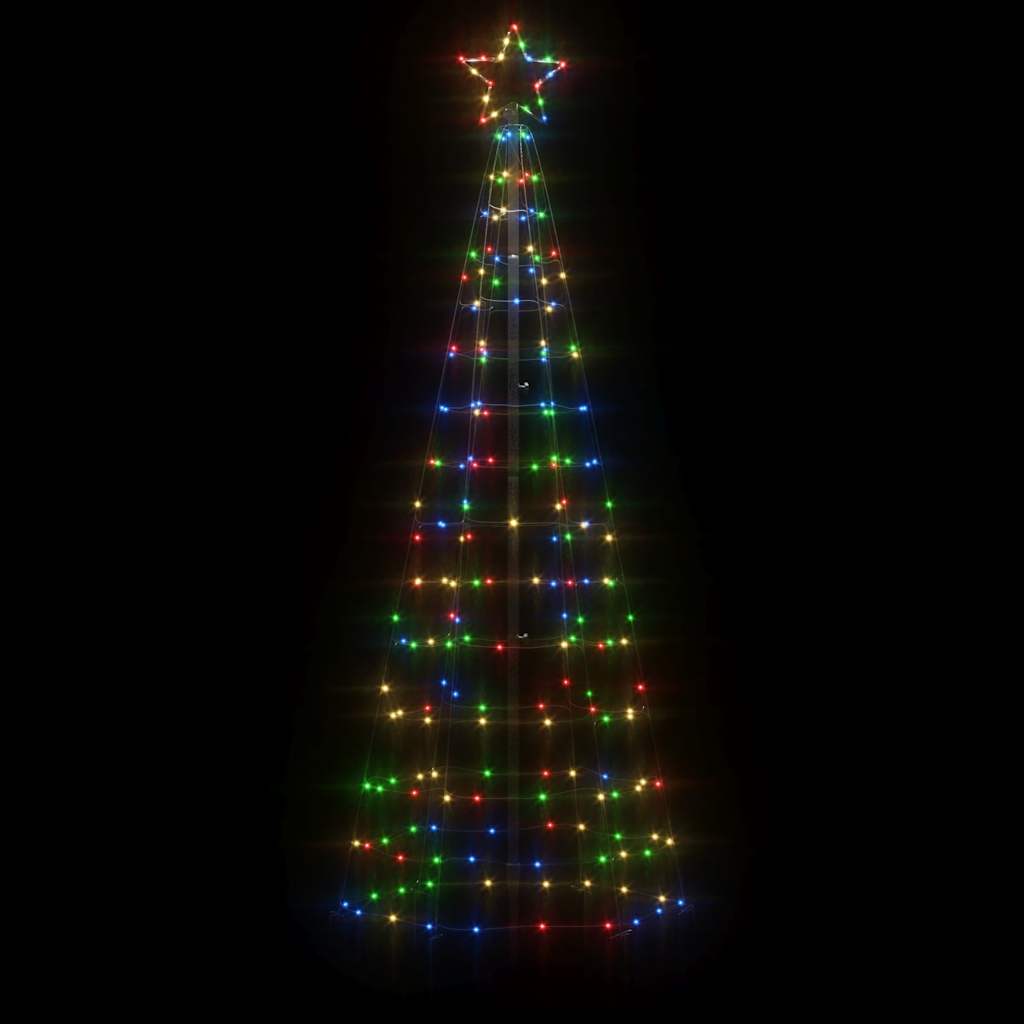 Led Vánoční Stromek S Hroty 220 Barevných Led