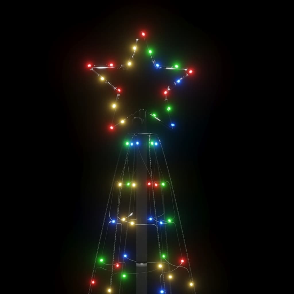 Led Vánoční Stromek S Hroty 220 Barevných Led