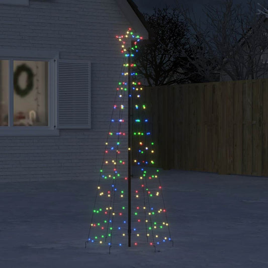 Led Vánoční Stromek S Hroty 220 Barevných Led