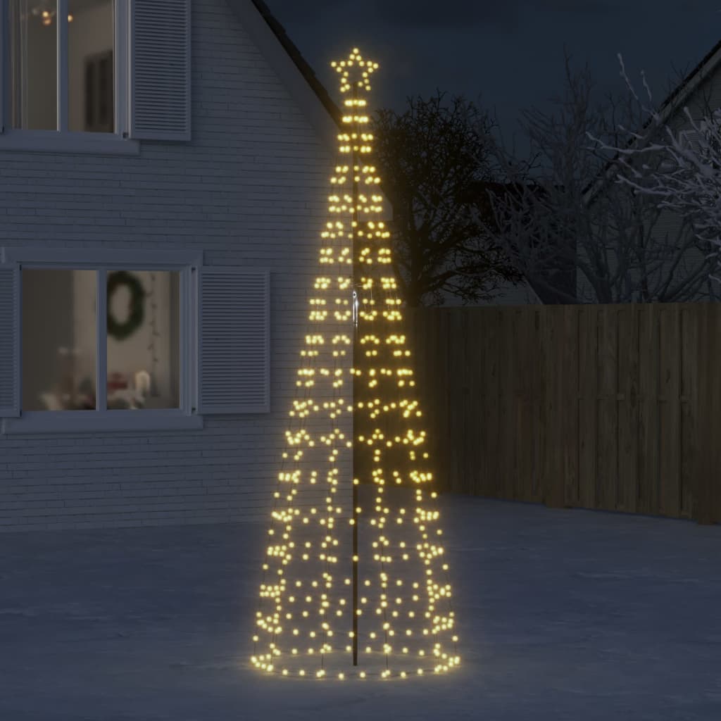 Led Vánoční Stromek S Hroty 570 Barevných Led
