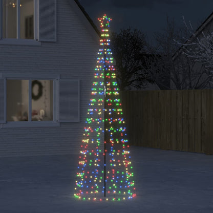 Led Vánoční Stromek S Hroty 570 Barevných Led