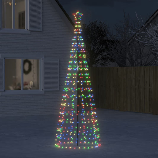 Led Vánoční Stromek S Hroty 570 Barevných Led