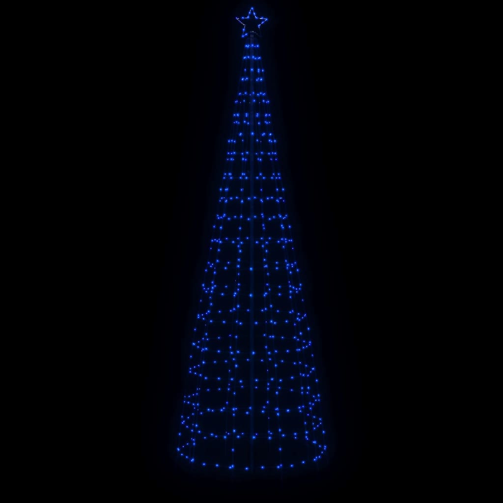 Led Vánoční Stromek S Hroty 570 Modrých Led