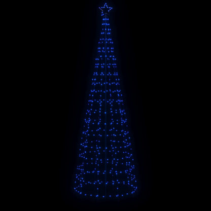 Led Vánoční Stromek S Hroty 570 Modrých Led