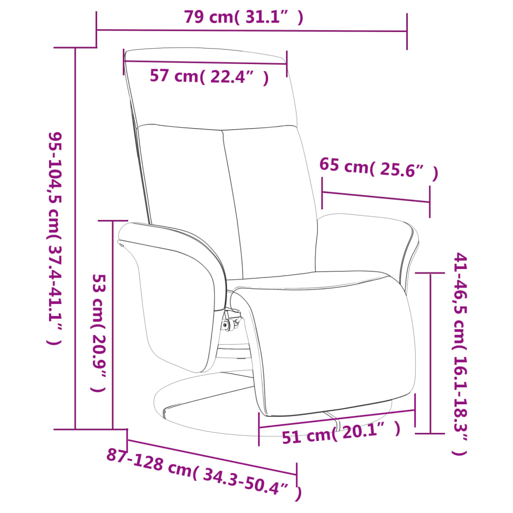Polohovací Křeslo S Podnožkou Tmavě Zelené Textil