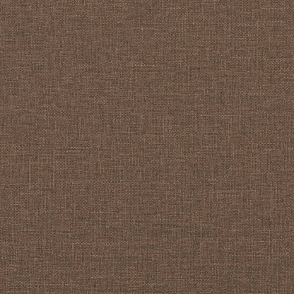 Masážní Polohovací Křeslo S Podnožkou Hnědé Textil
