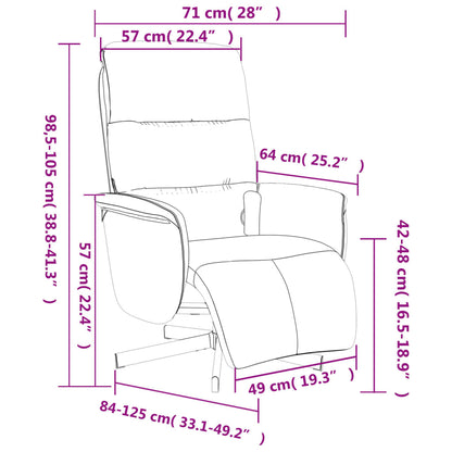 Masážní Polohovací Křeslo S Podnožkou Tmavě Zelené Textil