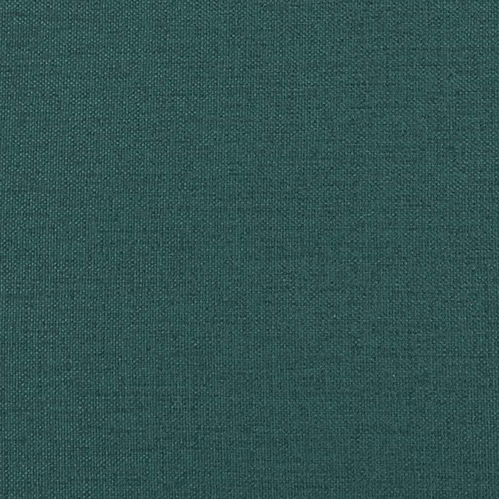 Masážní Polohovací Křeslo S Podnožkou Tmavě Zelené Textil