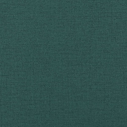 Masážní Polohovací Křeslo S Podnožkou Tmavě Zelené Textil