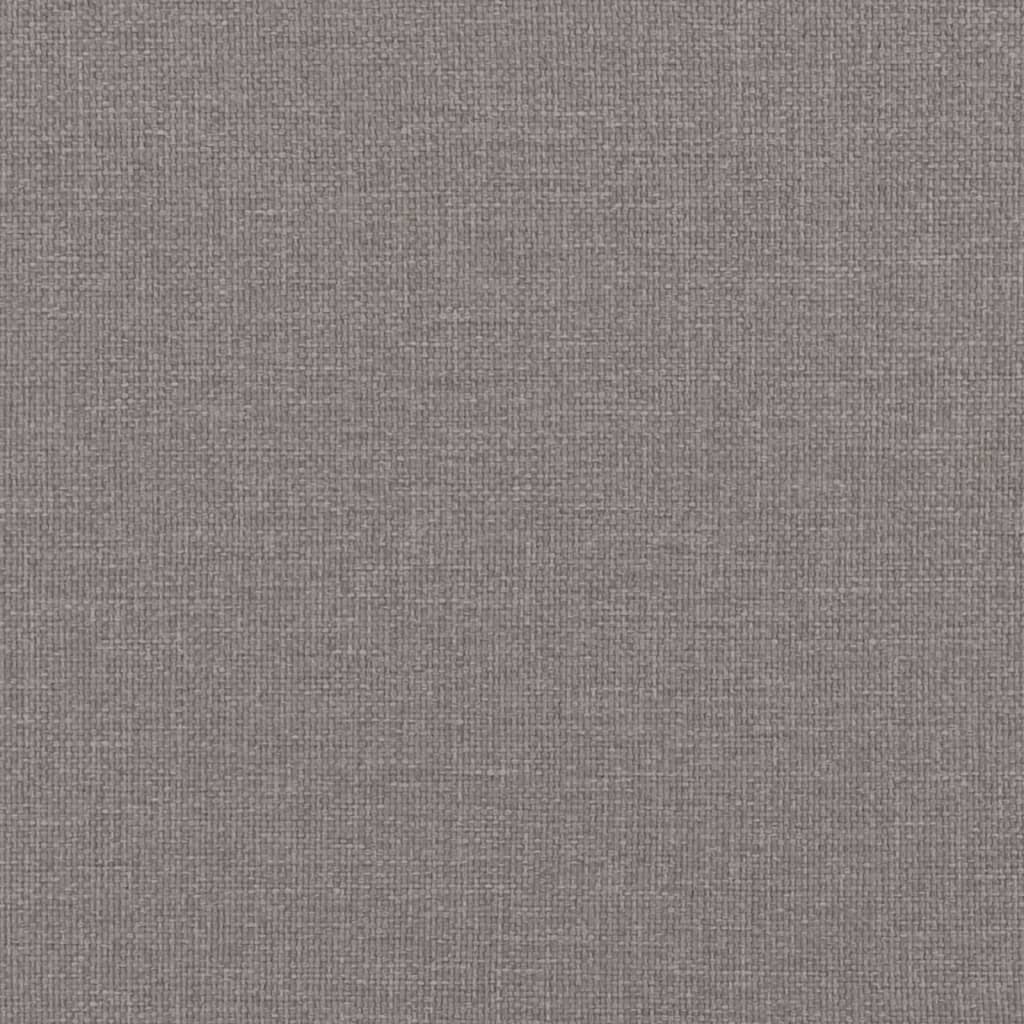 Masážní Polohovací Křeslo S Podnožkou Taupe Textil