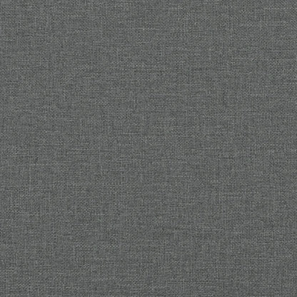 Masážní Polohovací Křeslo S Podnožkou Tmavě Šedé Textil
