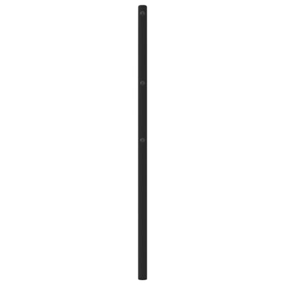 Kovové Náhradní Čelo Postele Černé 200 Cm