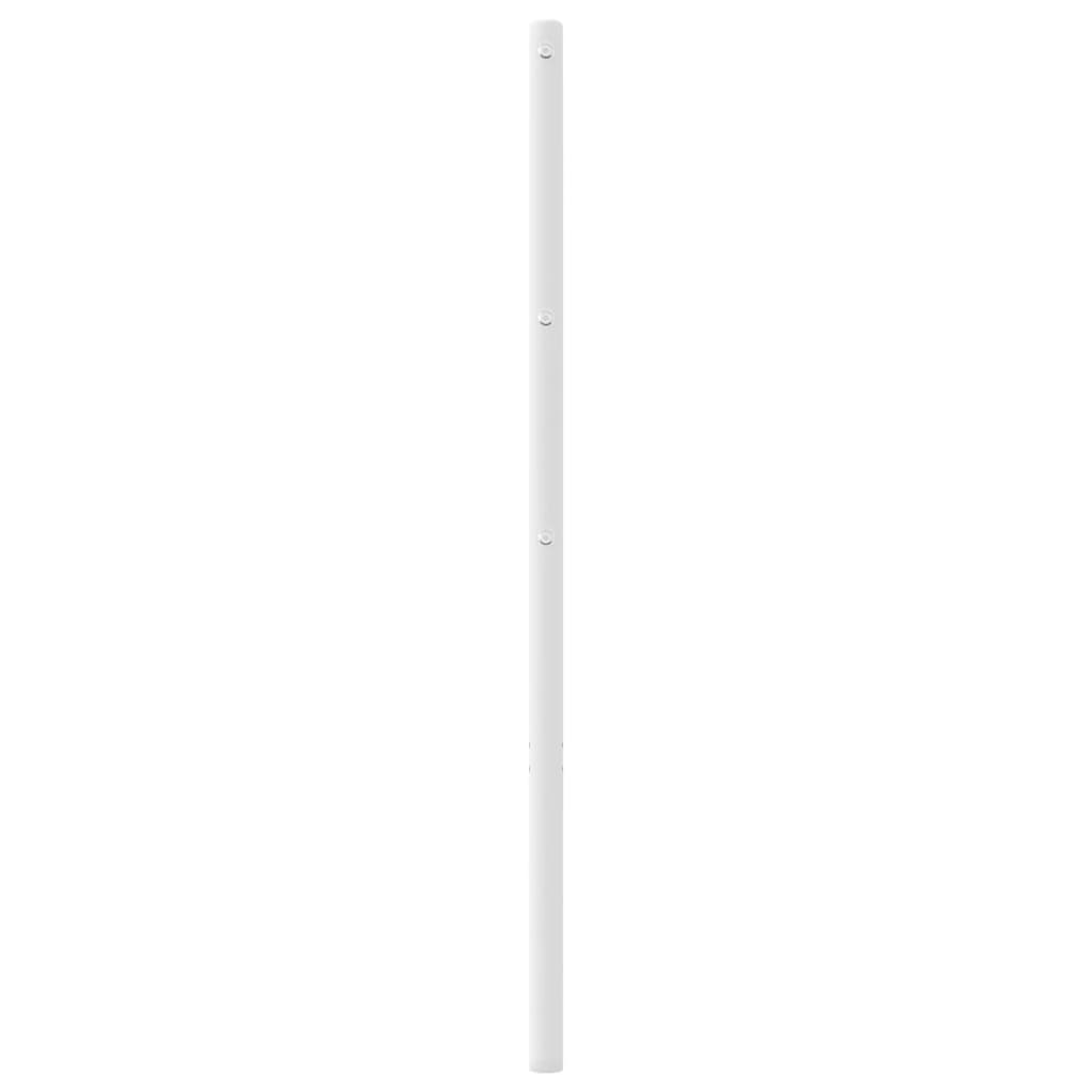 Kovové Náhradní Čelo Postele Bílé 160 Cm