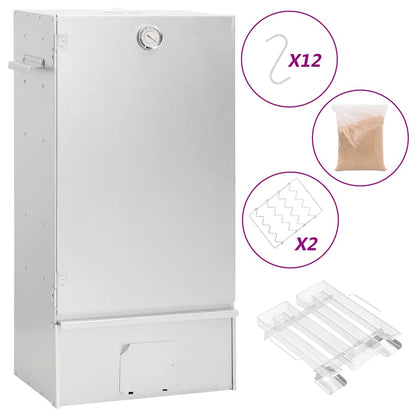 Grilovací Trouba / Udírna S Generátorem Kouře Pozinkovaná Ocel