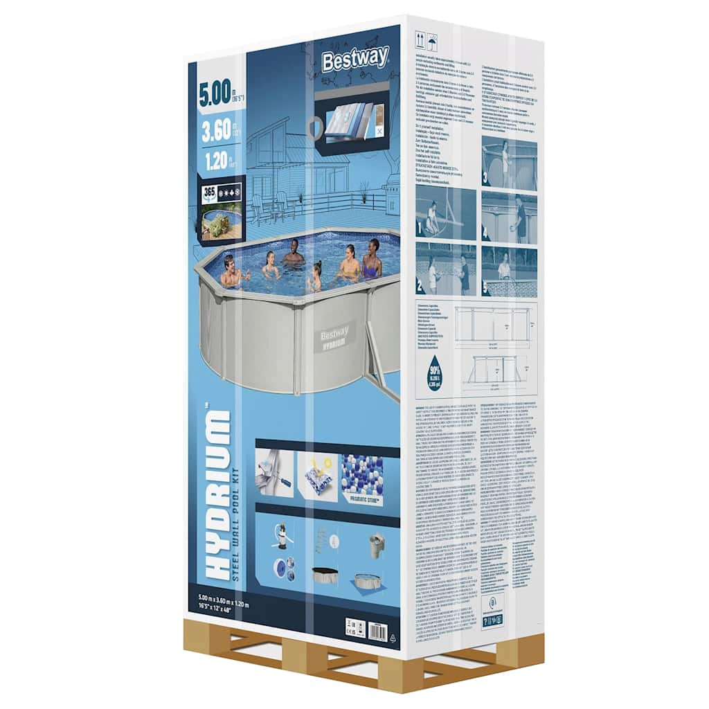 Bestway Bazénový Set Hydrium 500 X 360 X 120 Cm
