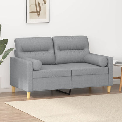 2Místná Pohovka S Polštáři Textil