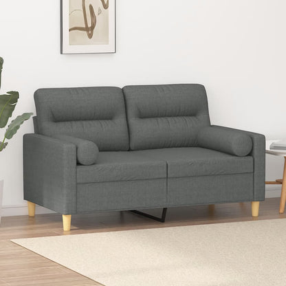 2Místná Pohovka S Polštáři Textil