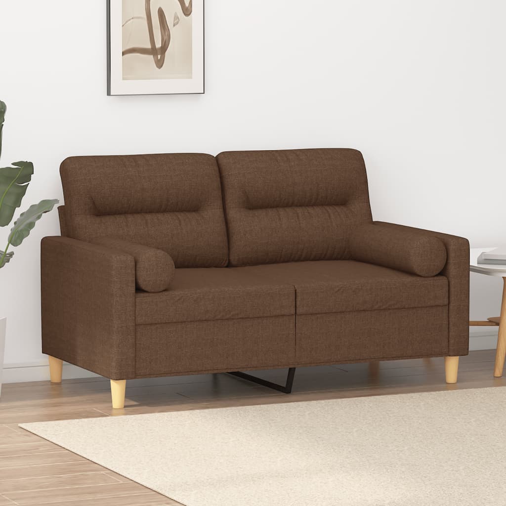 2Místná Pohovka S Polštáři Textil