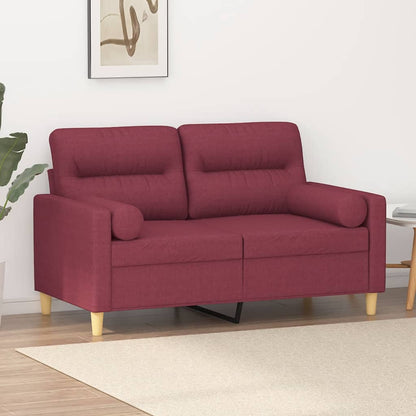 2Místná Pohovka S Polštáři Textil