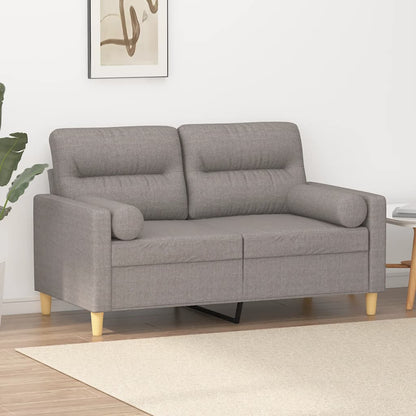 2Místná Pohovka S Polštáři Textil